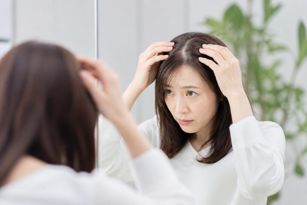 40代女性のつむじ薄毛を朝セットするための時短テクニックは？