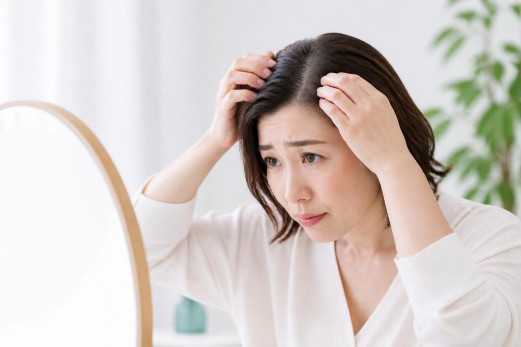 40代女性におすすめのつむじ薄毛を隠す髪型例は？