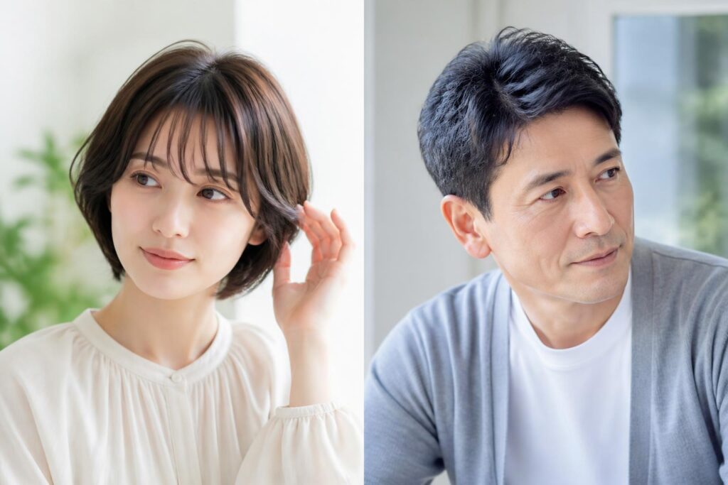 頭頂部のはげを上手に隠す方法は？