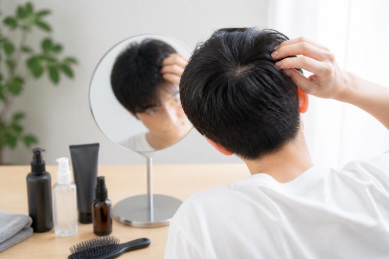 つむじの薄毛にヘアスプレーは使える？